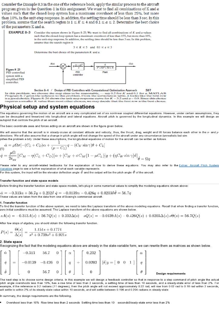 Solved Consider the Example 8.3 in the one of the reference | Chegg.com