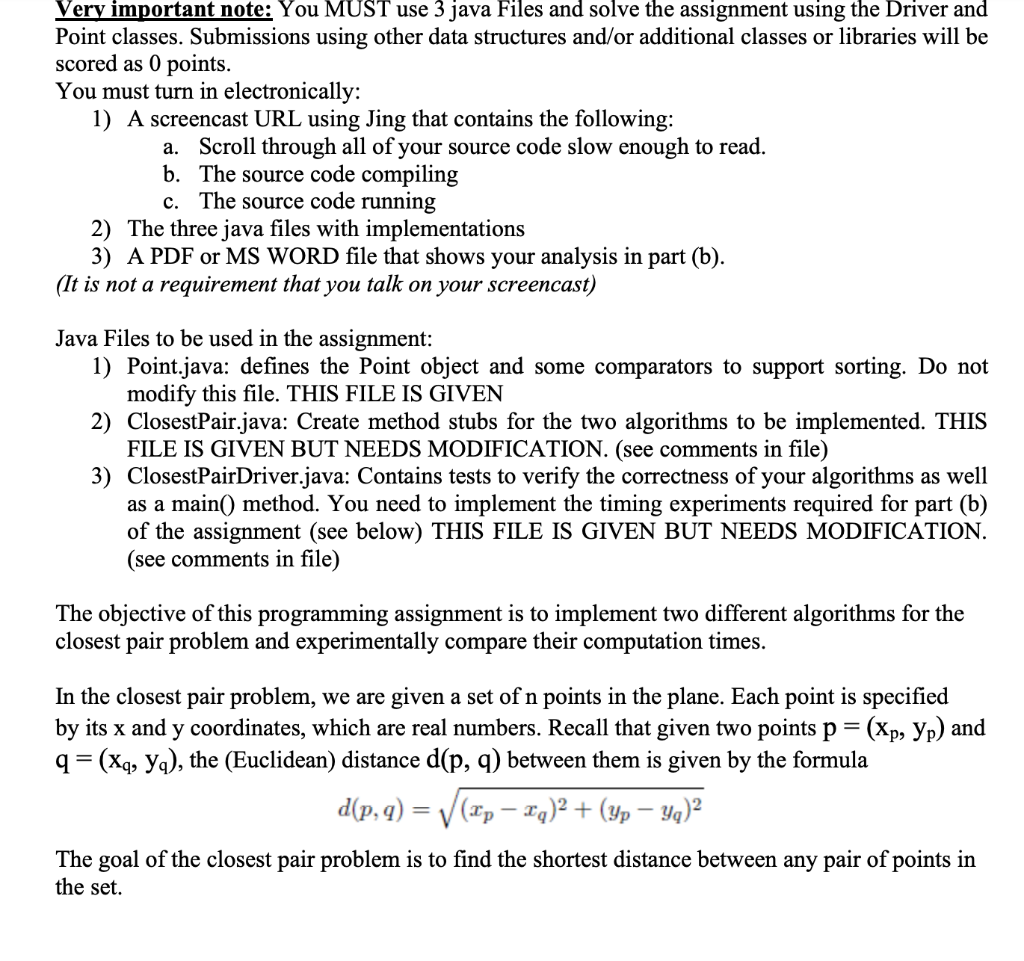 euclidean distance formula java