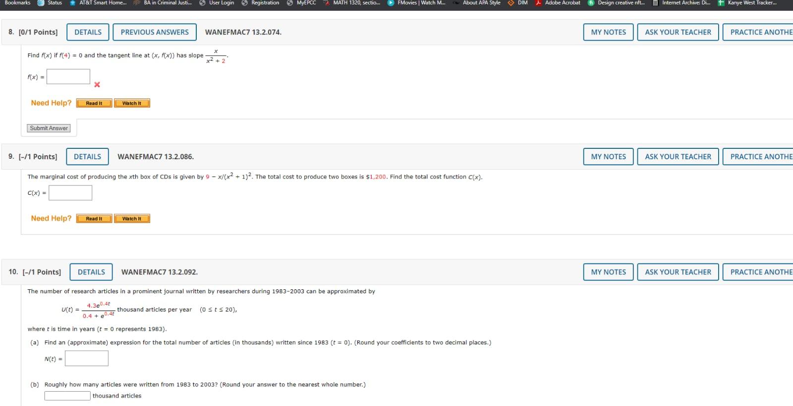 Solved Bookmarks Status AT&T Smart Home... BA in Criminal | Chegg.com