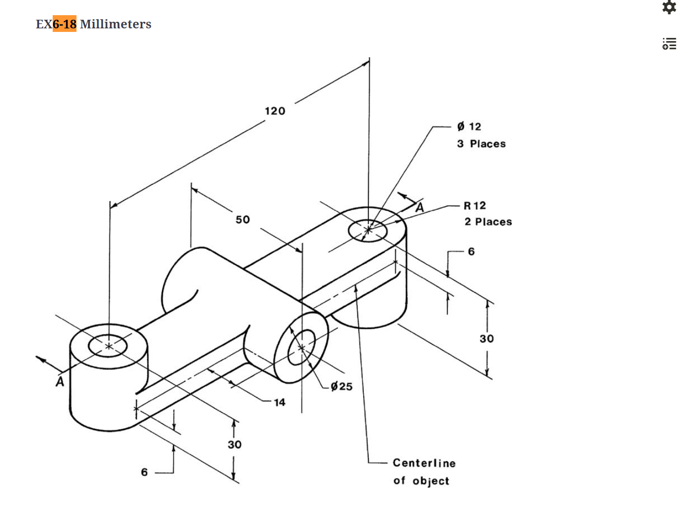 solved-in-autocad-draw-the-top-orthographic-view-and-the-chegg