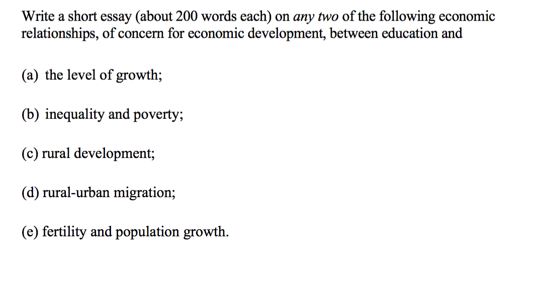 population and poverty essay
