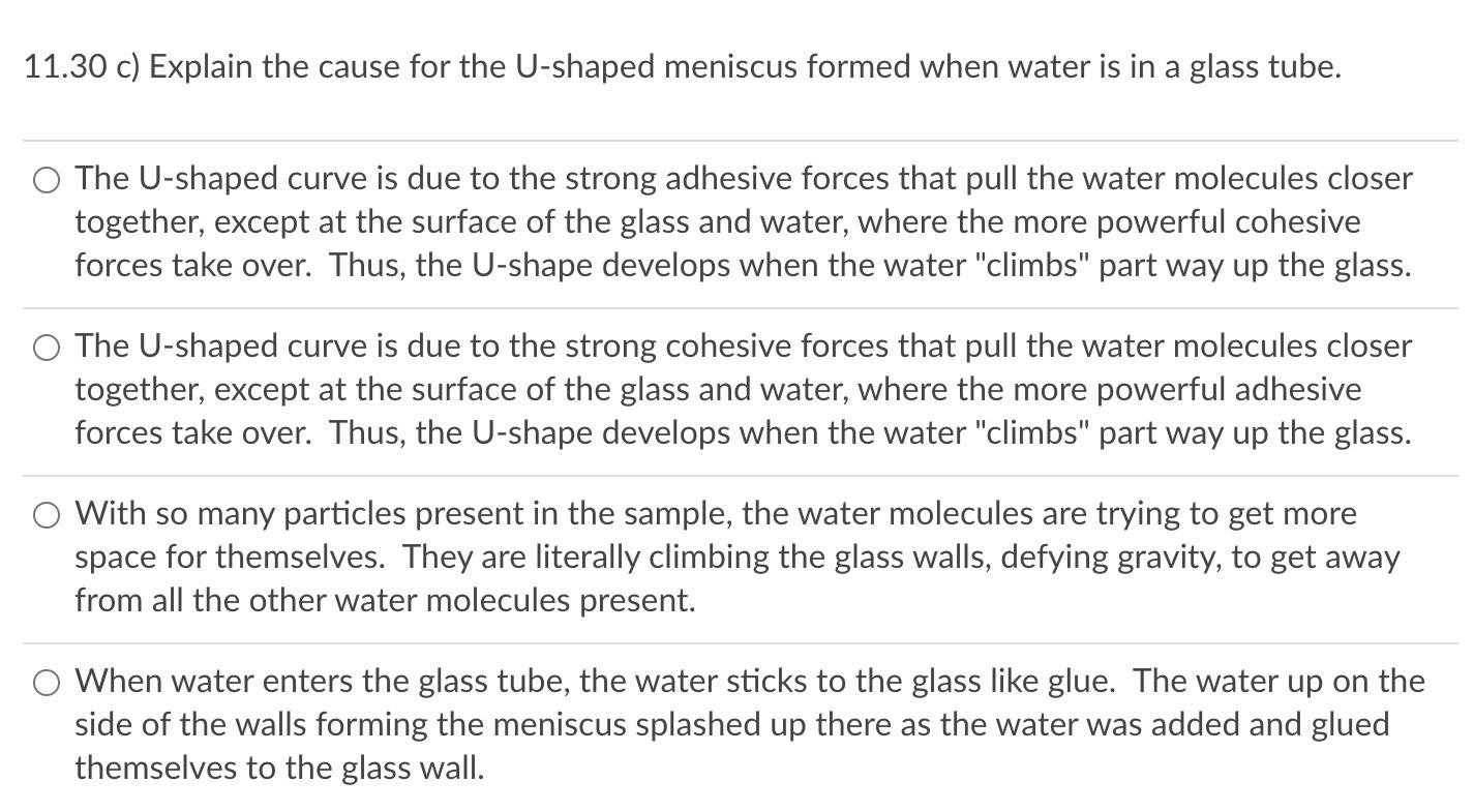 Solved 11 30 A Distinguish Between Adhesive Forces And Chegg Com   PhpxKZMof