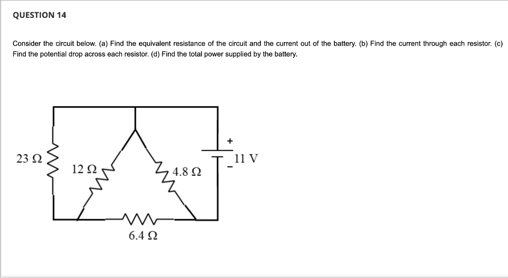 Solved Consider The Circuit Below. (a) Find The Equivalent | Chegg.com