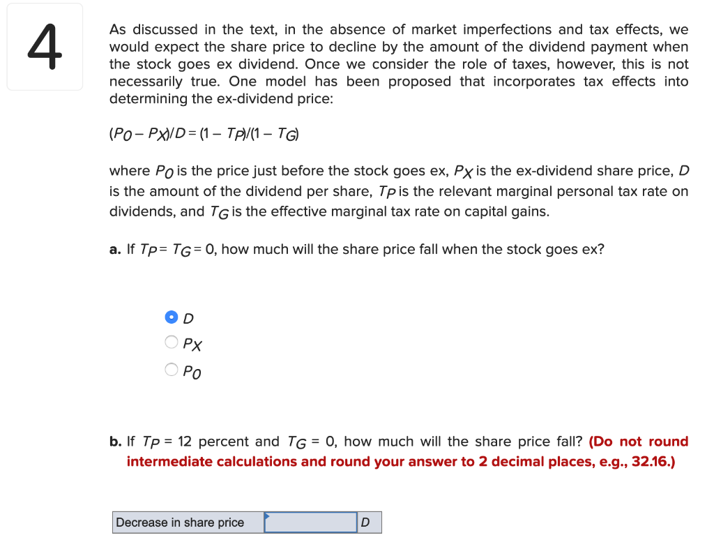 Solved As discussed in the text, in the absence of market
