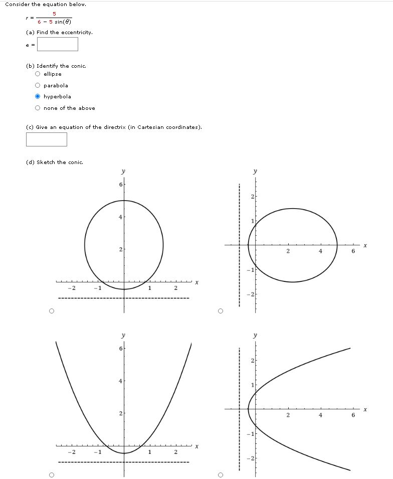 Solved Consider the equation below. 5 6 - 5 sin(a) (a) Find | Chegg.com