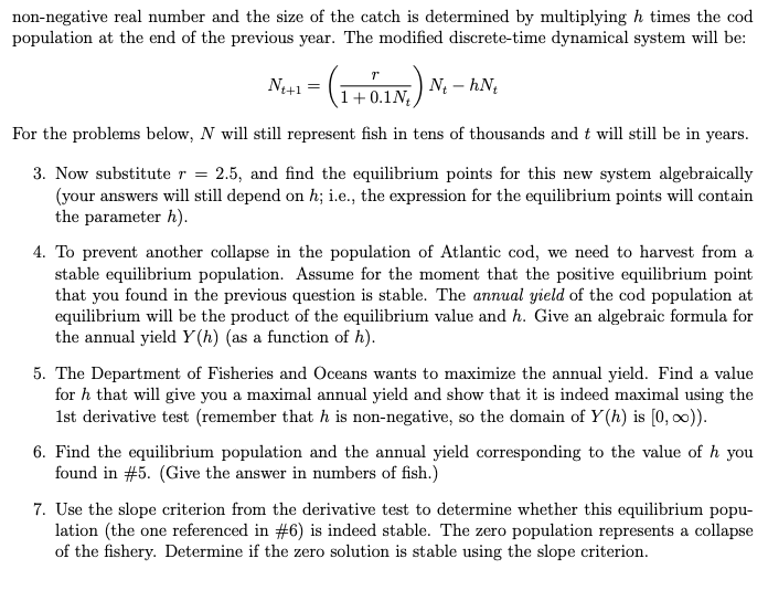 Non Negative Real Number And The Size Of The Catch Chegg Com