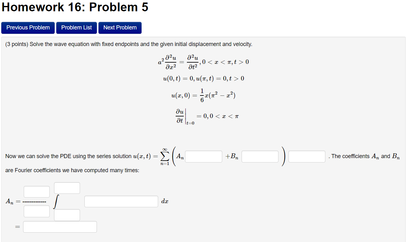 Solved Homework 16: Problem 5 Previous Problem Problem List | Chegg.com