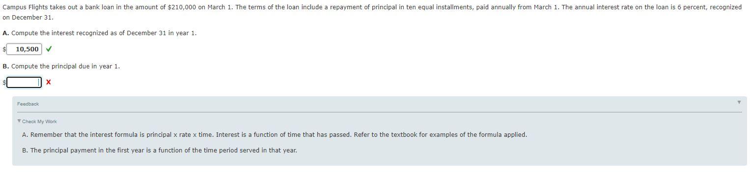 solved-campus-flights-takes-out-a-bank-loan-in-the-amount-of-chegg