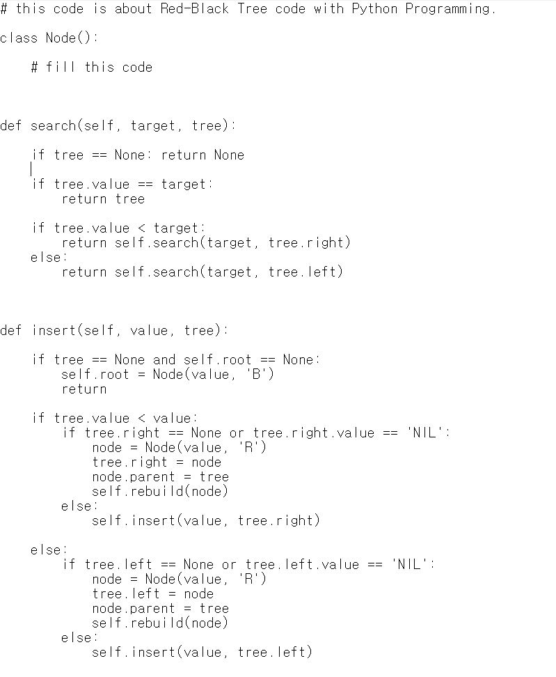 This problem is to complete Python programming code. | Chegg.com