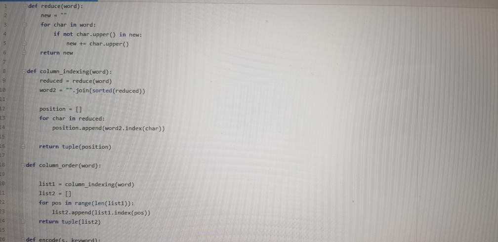Solved A transposition cipher is a method of encryption in | Chegg.com