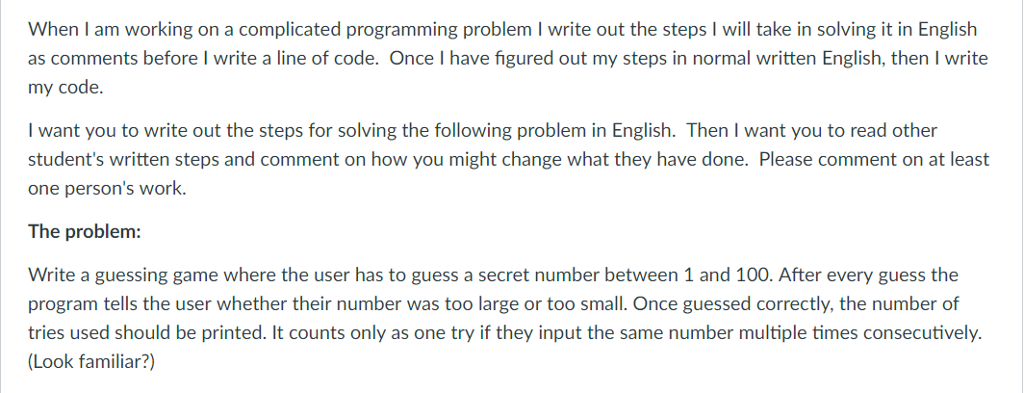 Solved When I am working on a complicated programming | Chegg.com