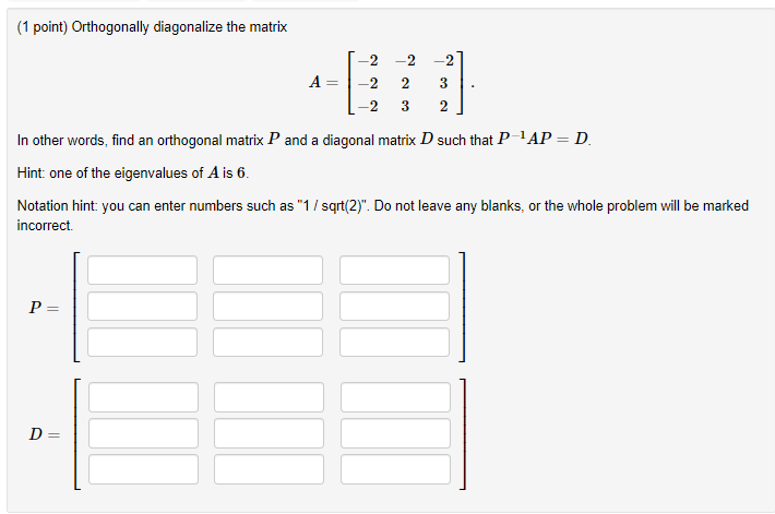 Orthogonally Diagonalize A 2X2 Matrix – FABDQ