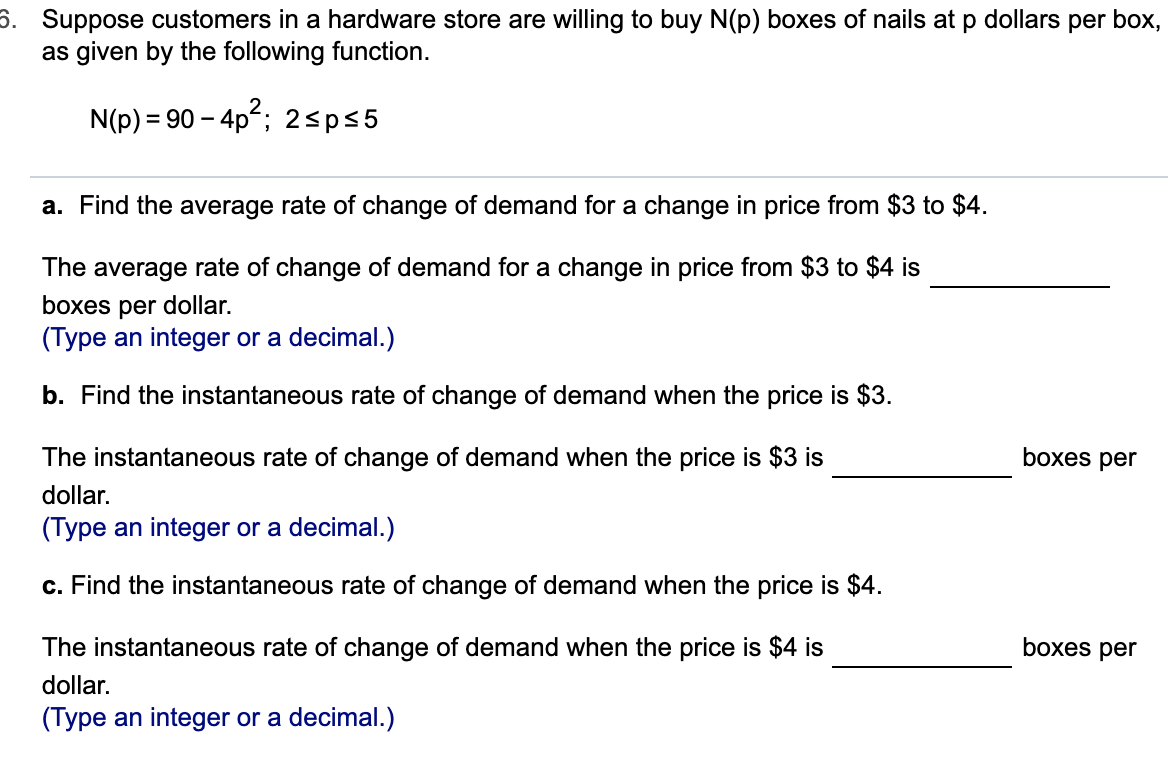 Solved 6. Suppose Customers In A Hardware Store Are Willing | Chegg.com