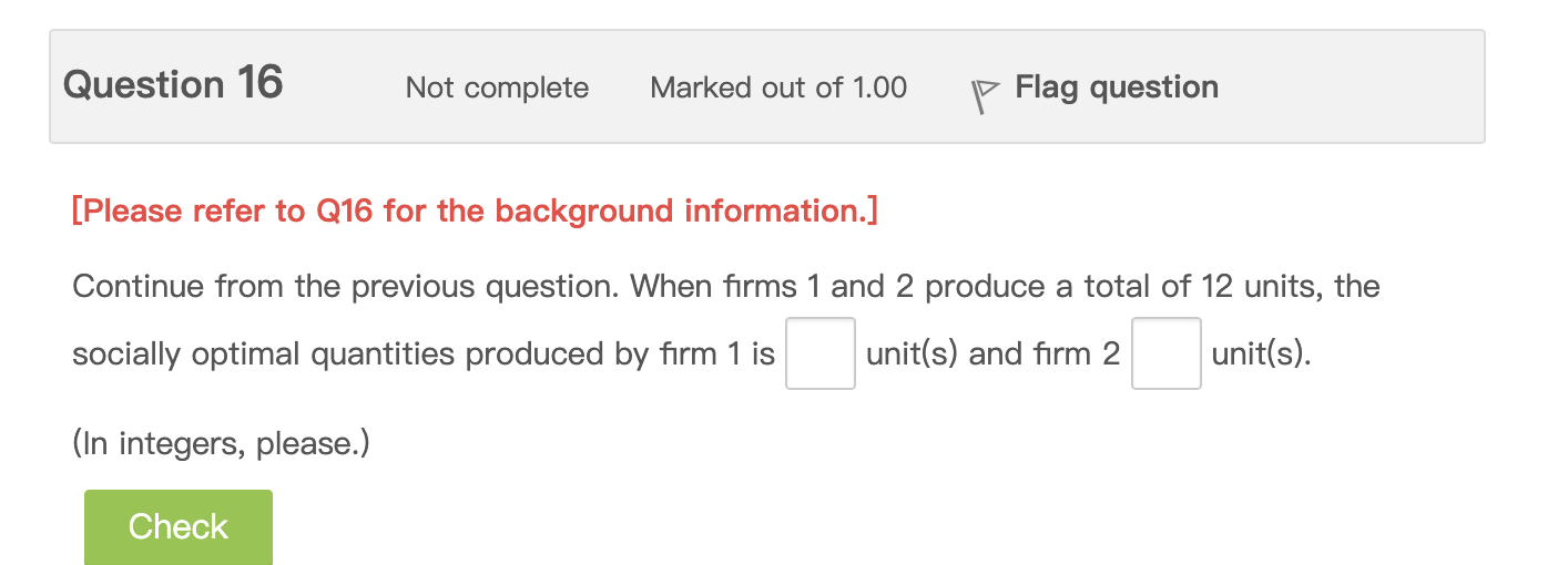 Solved Question 15 Not complete Marked out of 1.00 P Flag | Chegg.com