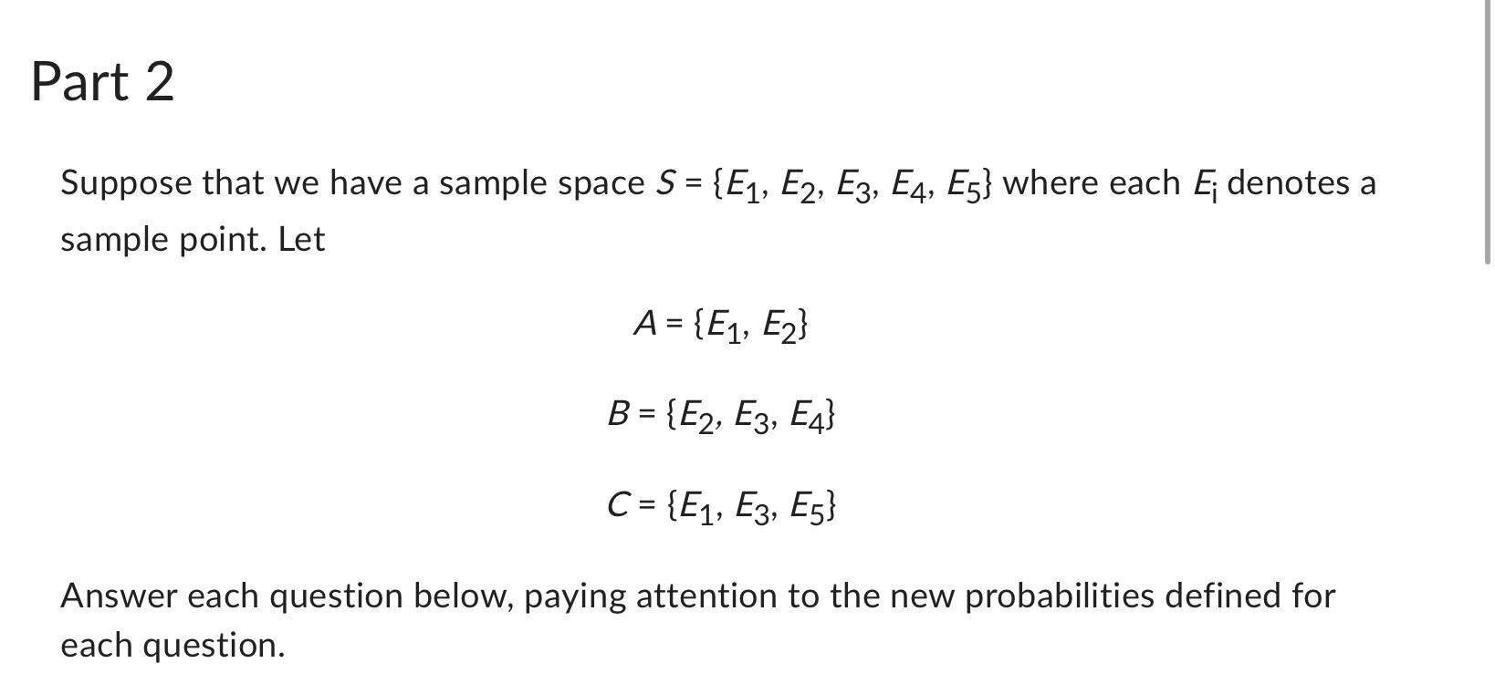 Solved Suppose That We Have A Sample Space | Chegg.com