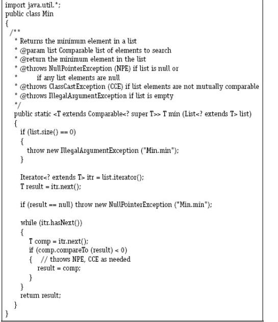 Solved Develop a set of data-driven JUnit tests for the Min | Chegg.com
