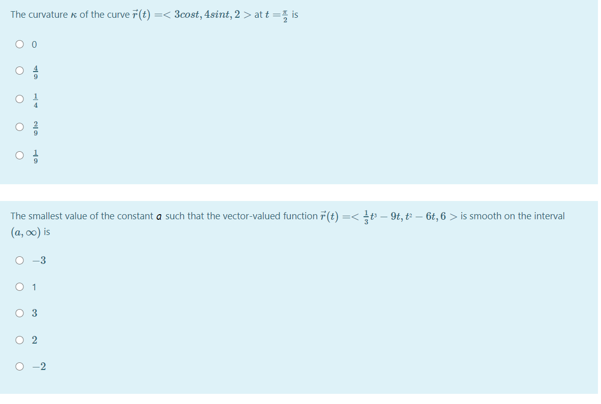 Solved The Unit Normal Vector N To The Curve 7 T 1 Chegg Com