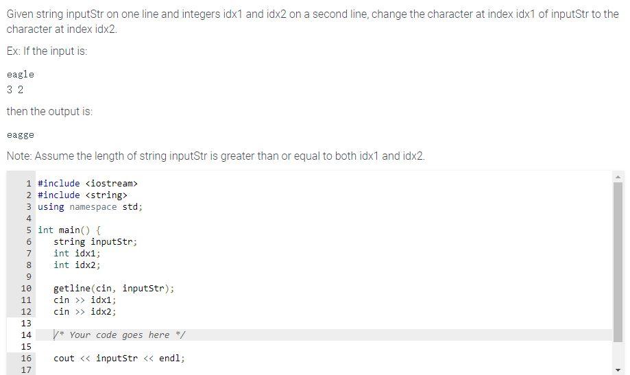 solved-given-string-inputstr-on-one-line-and-integers-idx1-chegg