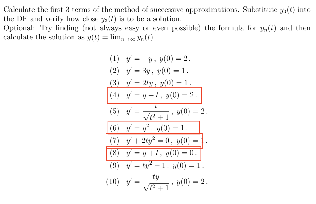 Successive Approximation Math