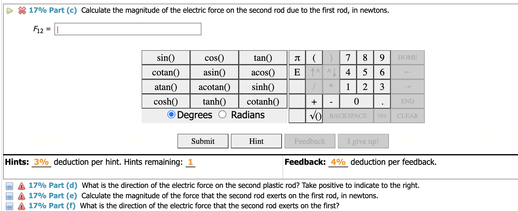 Solved 10\) Problem 6 Two thin plastic rods, each of