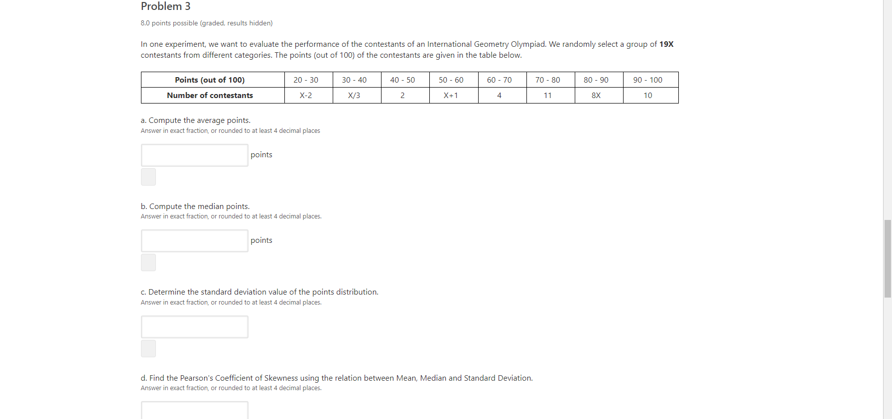 Solved Problem 3 8.0 points possible (graded, results | Chegg.com