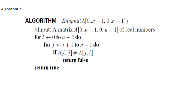 Count the number of instructions (running time) of | Chegg.com