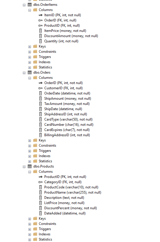 Solved /* Query 3. Write a SELECT statement that returns the | Chegg.com
