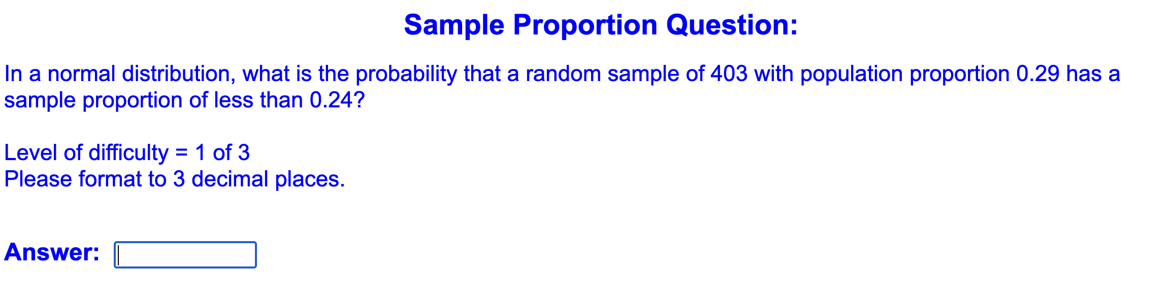 Solved Sample Proportion Question: In a normal distribution, | Chegg.com