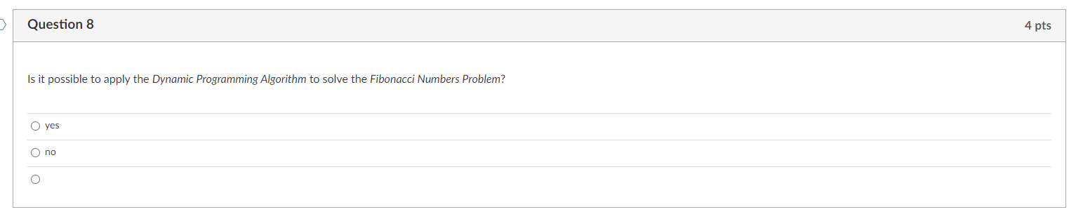 Solved Is it possible to apply the Dynamic Programming | Chegg.com