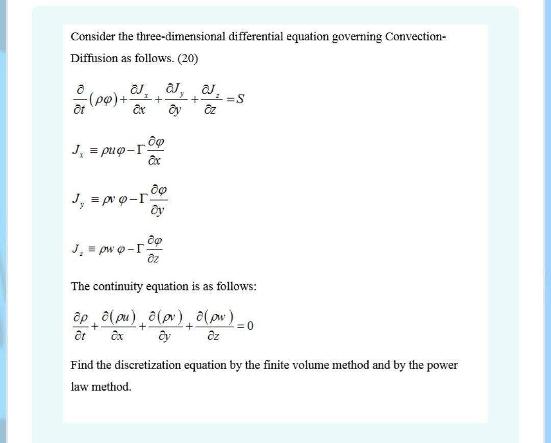 Solved Consider the three-dimensional differential equation | Chegg.com