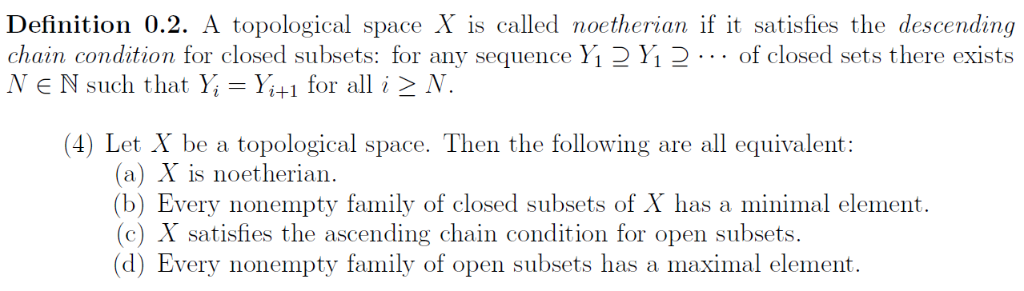 Solved Algebraic Geometry Let X Be A Topological Space