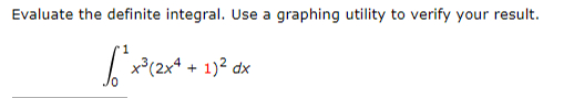Solved Evaluate the definite integral. Use a graphing | Chegg.com