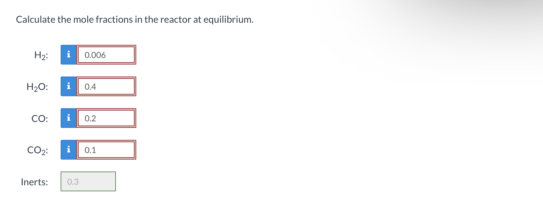 Solved At low to moderate pressures, the equilibrium state | Chegg.com