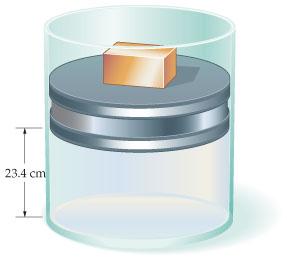 Solved A cylindrical flask is fitted with an airtight piston | Chegg.com