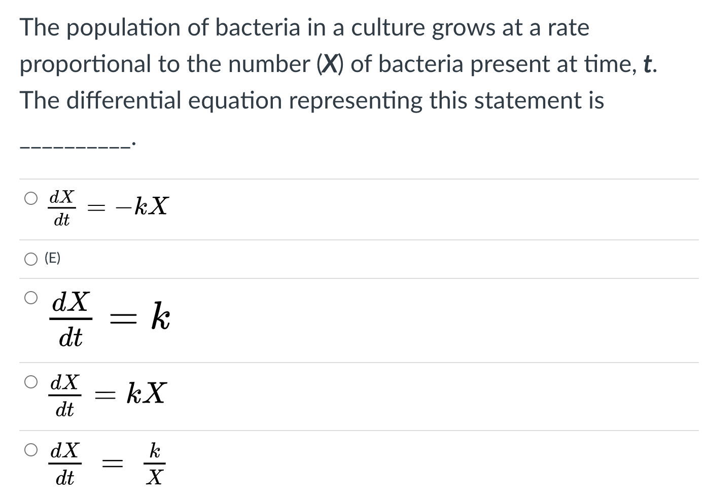 Solved The population of bacteria in a culture grows at a | Chegg.com