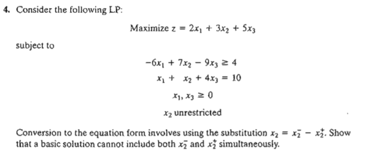 Solved PROBLEM SET 3.2A 1. Consider the following LP: | Chegg.com