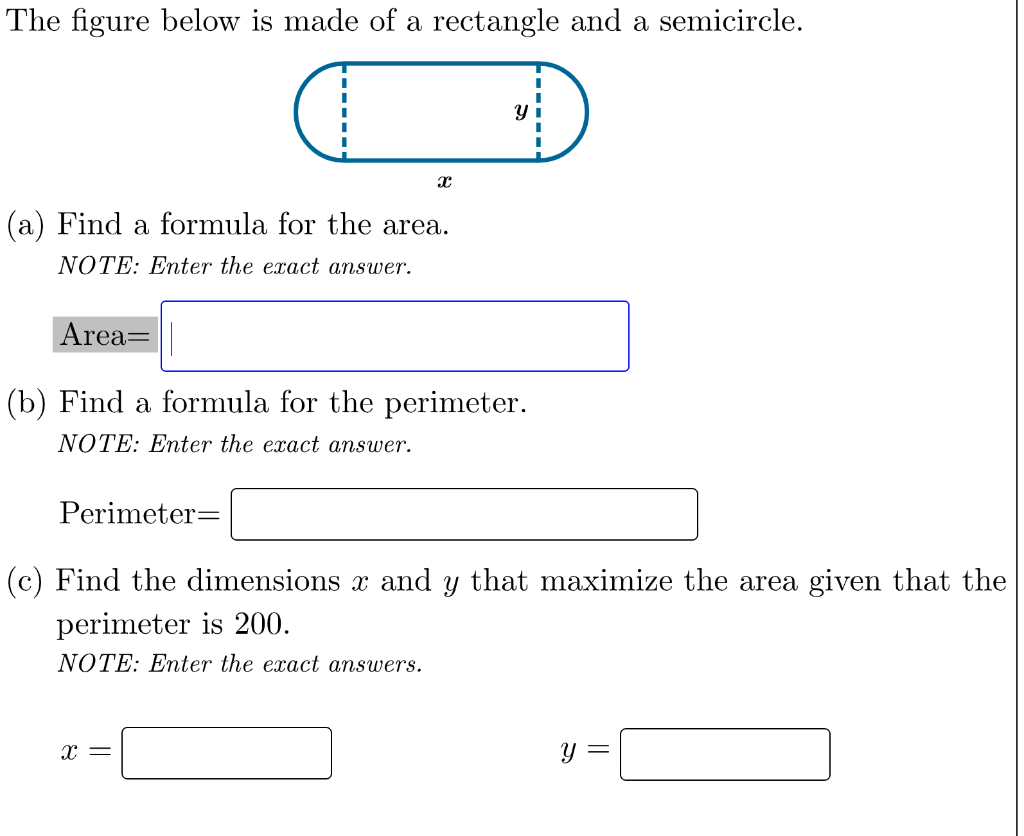 Solved The Figure Below Is Made Of A Rectangle And A | Chegg.com