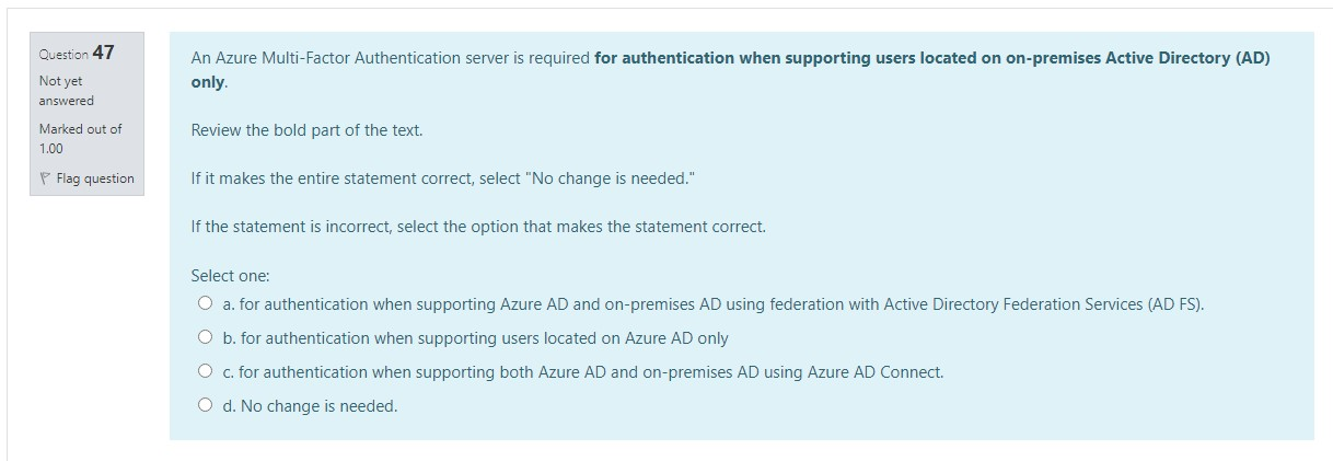 Solved Exam Prep for AZ-900: Azure Fundamentals Question 44 | Sns-Brigh10