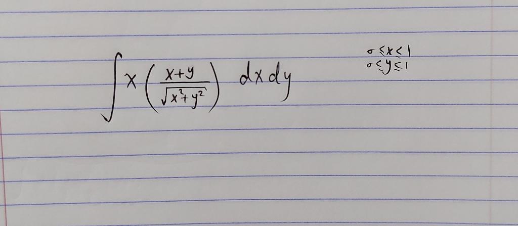 Solved CAN YOU PLEASE HELP ME SOLVE THIS INTEGRAL. | Chegg.com