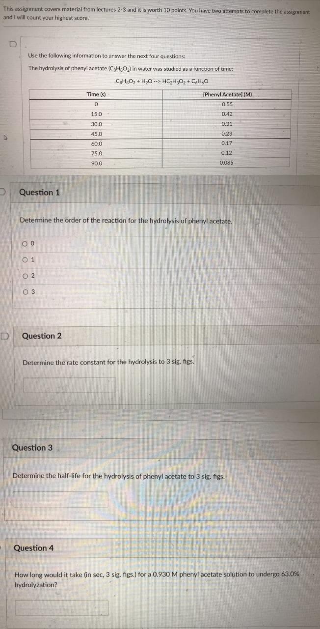 Solved This assignment covers material from lectures 2-3 and | Chegg.com
