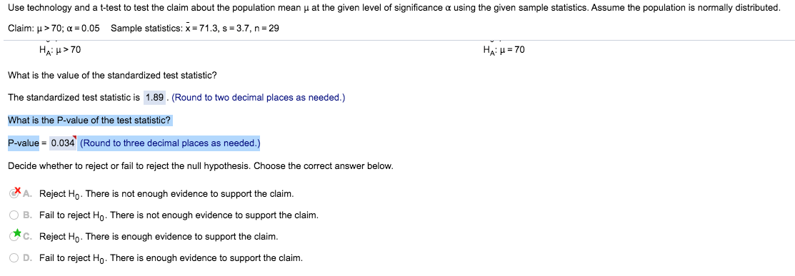 Solved Could You Please Explain How To Solve The P Value