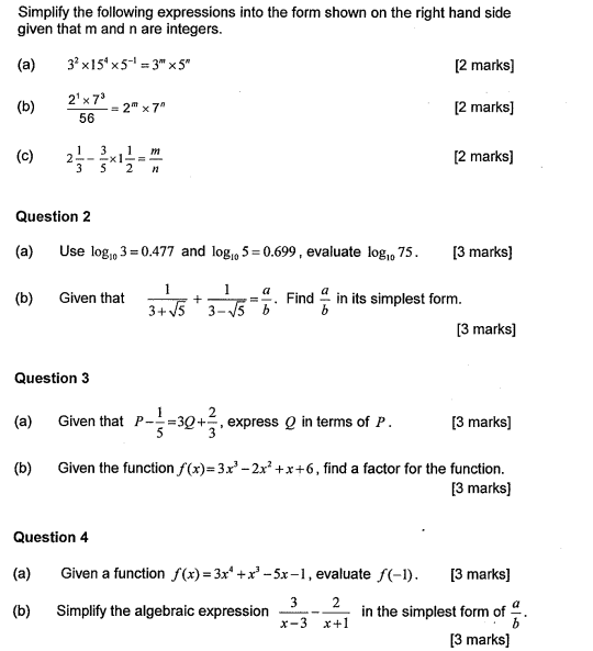 Solved Simplify The Following Expressions Into The Form 8980