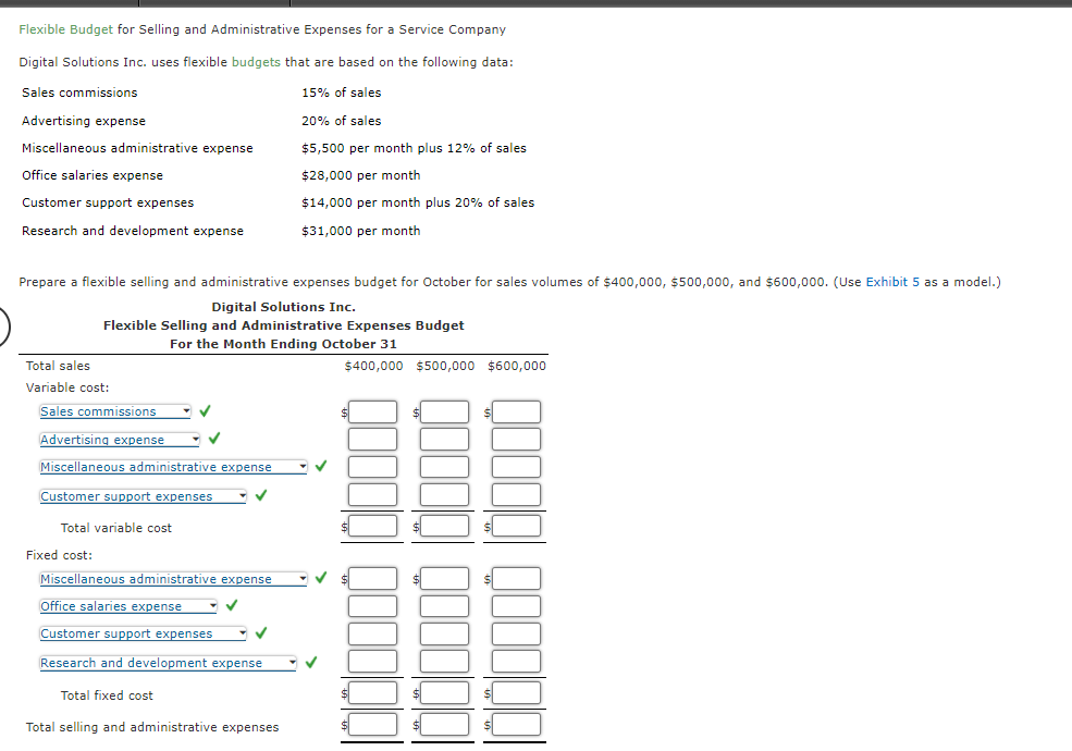 solved-flexible-budget-for-selling-and-administrative-chegg