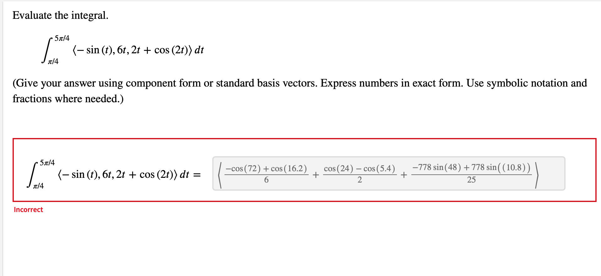 Solved Find The Location At T 3 Of A Particle Whose Path Chegg Com