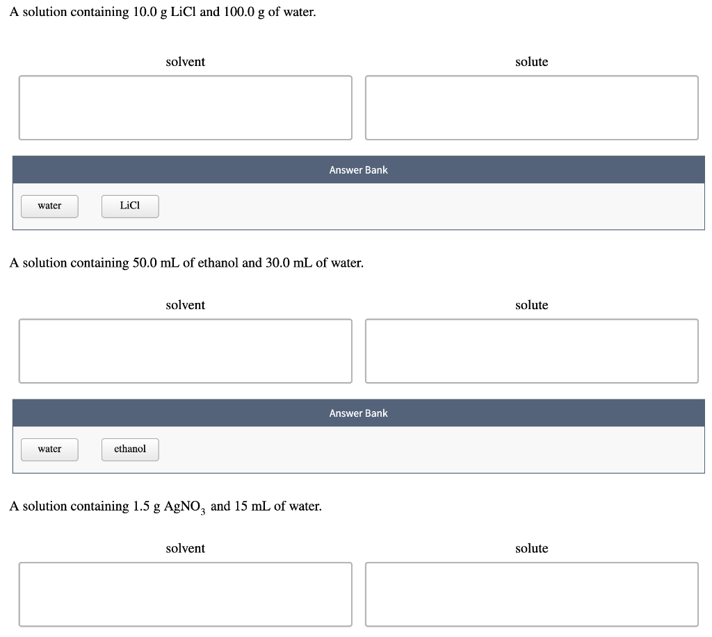 Solved A Solution Containing 10 0 G Licl And 100 0 G Of Chegg Solved A Solution Containing 10 0 G Licl And 100 0 G Of Chegg