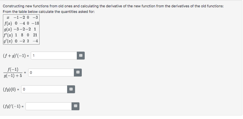 Solved Constructing new functions from old ones and | Chegg.com