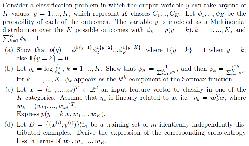 Solved K e'll Consider a classification problem in which the | Chegg.com