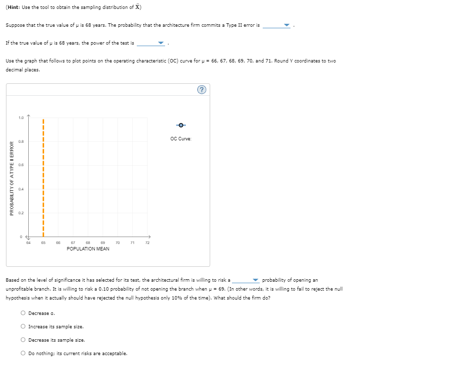 Solved 8. Calculating the probability of a Type II error | Chegg.com