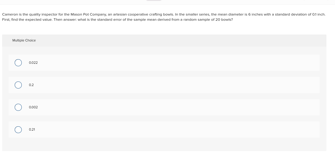 Solved First, Find The Expected Value. Then Answer: What Is | Chegg.com