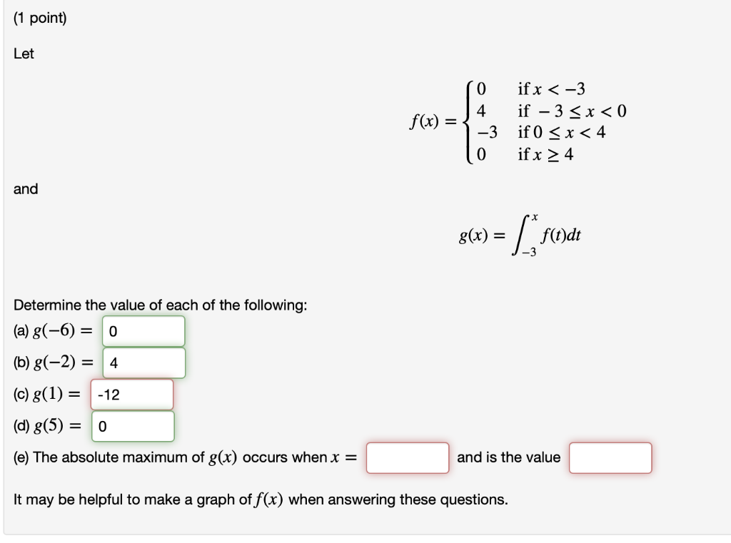 Let F X 04 30if X Lt 3if 3 X Lt 0if Chegg Com